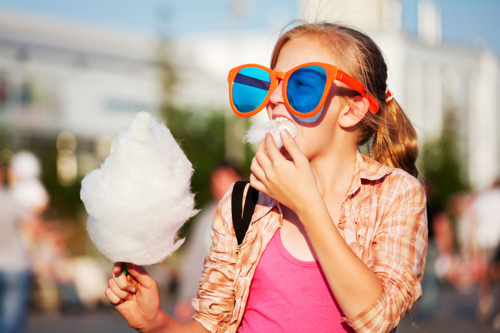 fairy floss cotton candy machine maker commercial