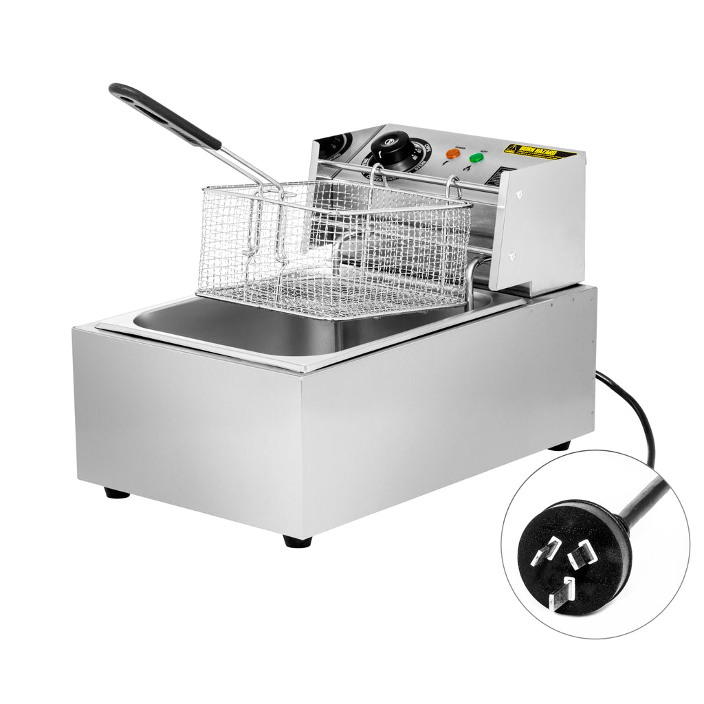 Electric Commercial Deep Fryer 10L Chip Fryer