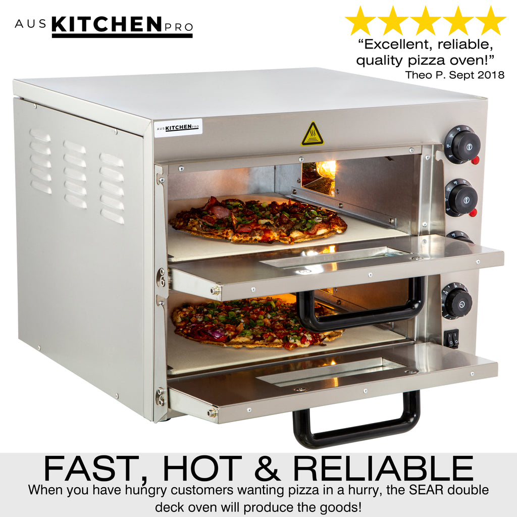 Commercial Countertop Electric Pizza Oven