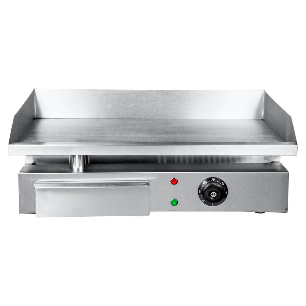 Commercial Electric Griddle & Grill Hot Plate 55cm 3kW