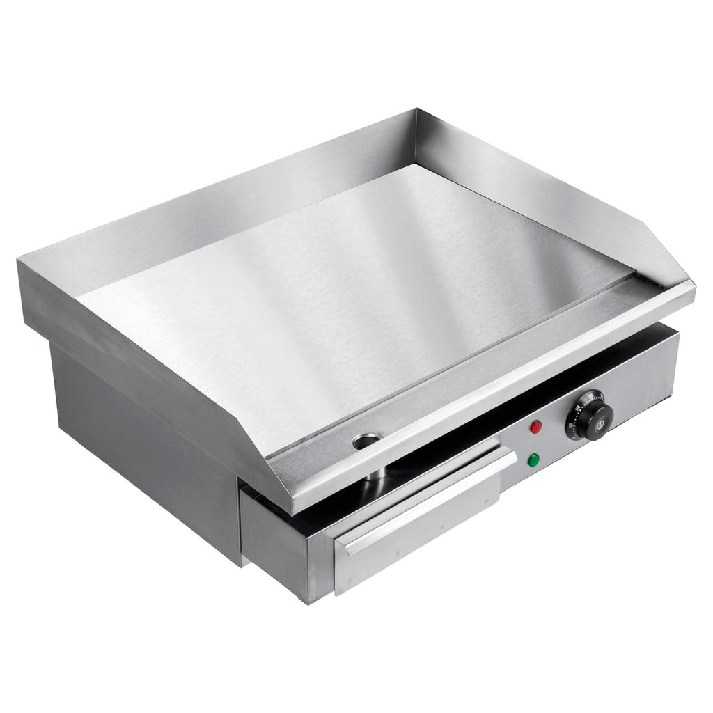 Commercial Electric Griddle & Grill Hot Plate 55cm 3kW