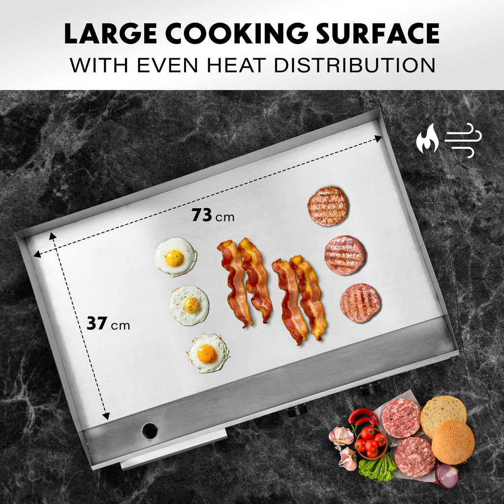 Commercial Electric Griddle Grill Hot Plate 73cm 4.4kW