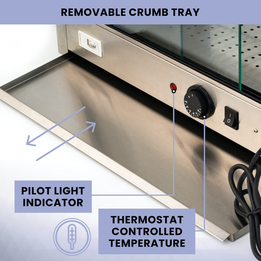 COMMERCIAL Pie Warmer Hot Food Display 100