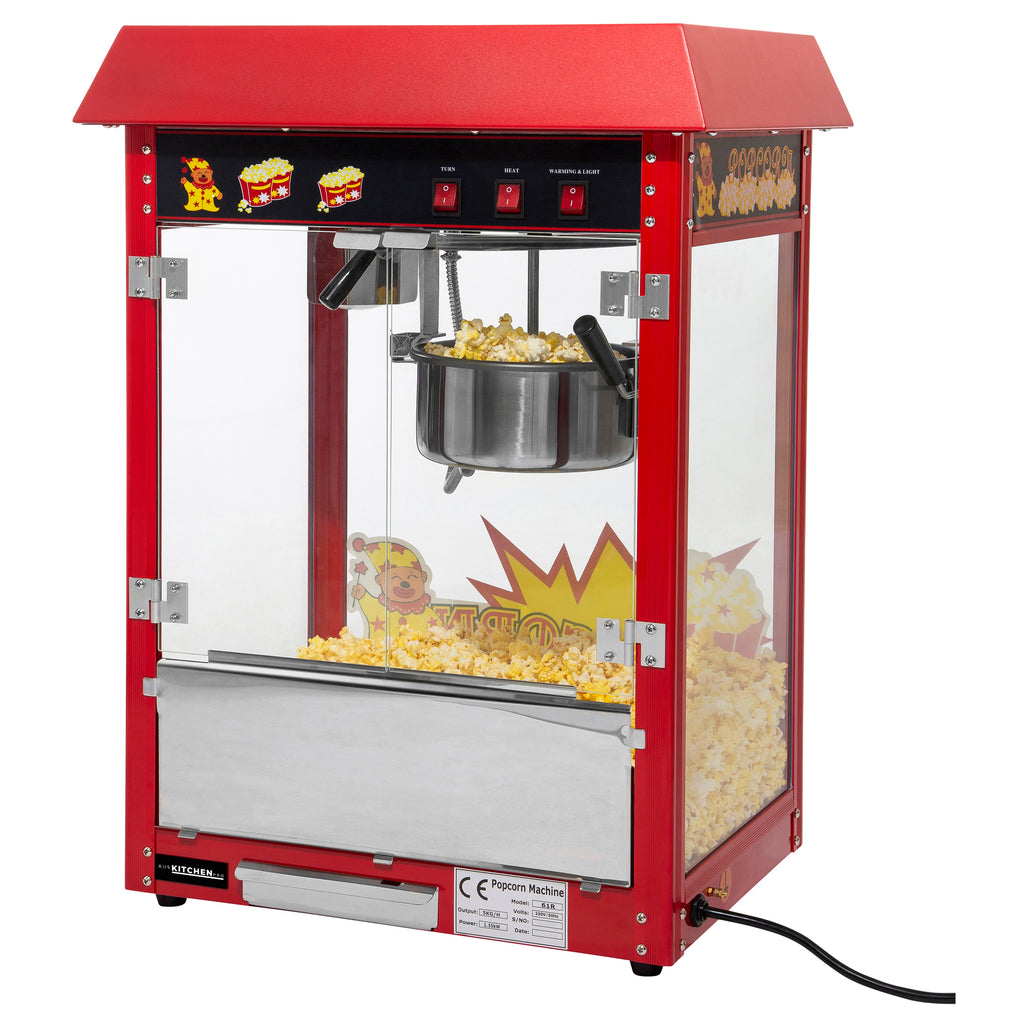 Popcorn Machine 8oz - Warmer Deck 1.35kW