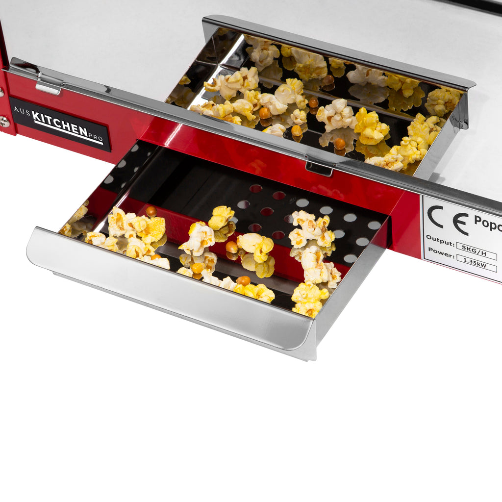 Popcorn Machine 8oz - Warmer Deck 1.35kW