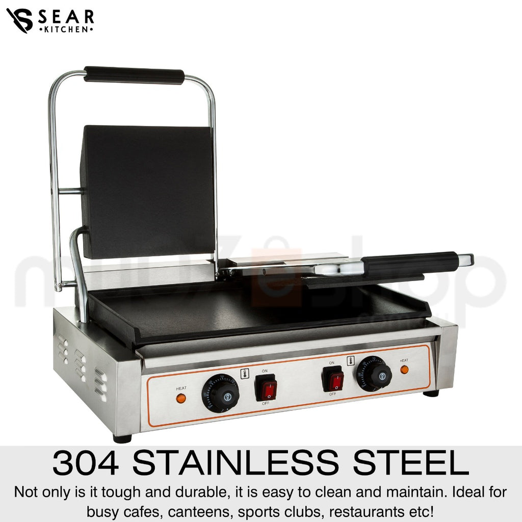 Sear 3600w Commercial Flat Plate Sandwich Press