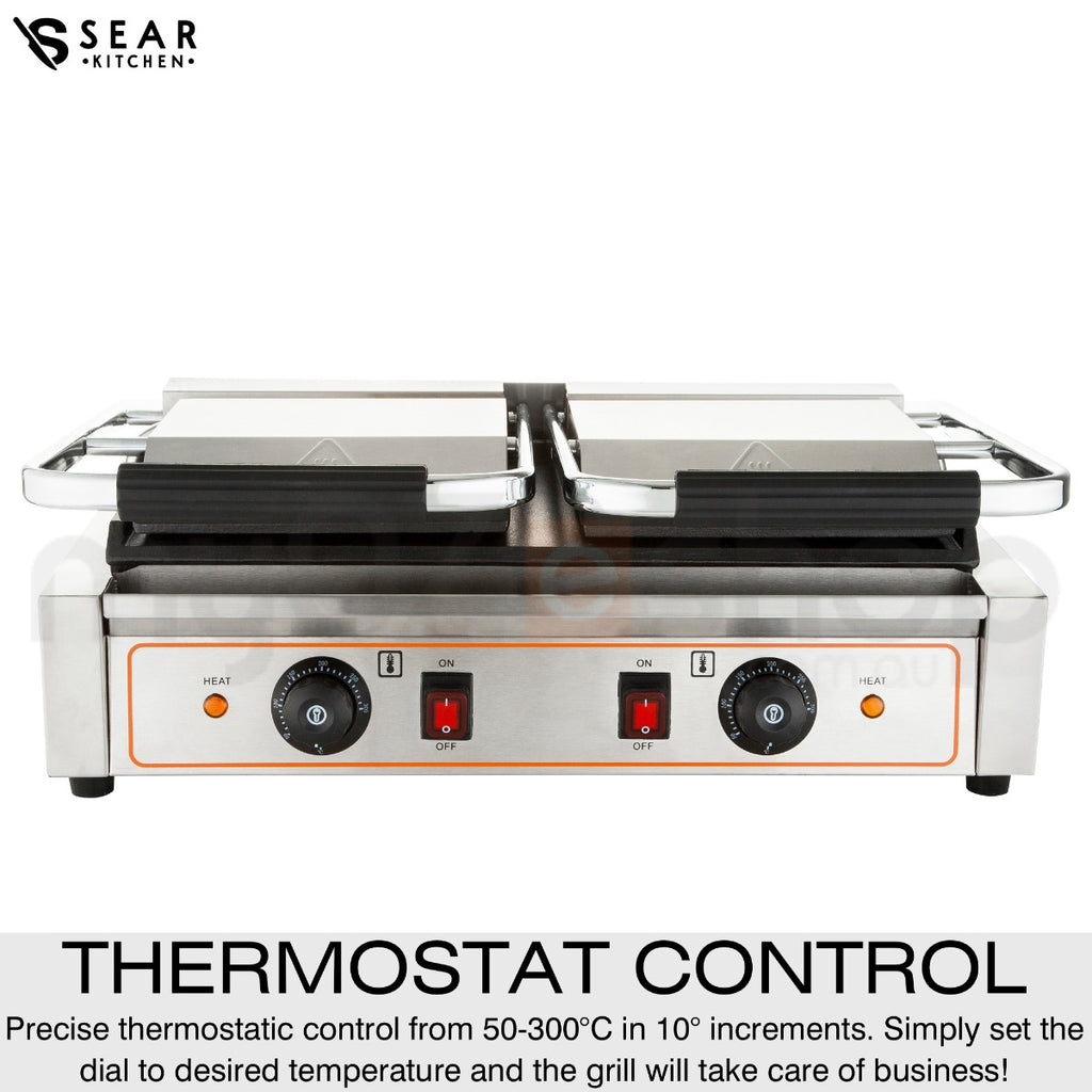 Sear 3600w Commercial Flat Plate Sandwich Press