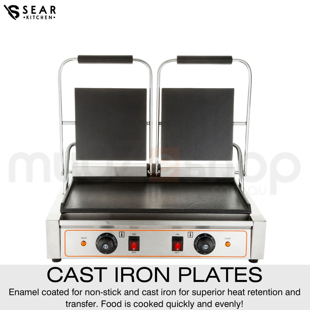 Sear 3600w Commercial Flat Plate Sandwich Press