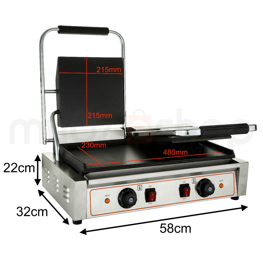 Sear 3600w Commercial Flat Plate Sandwich Press